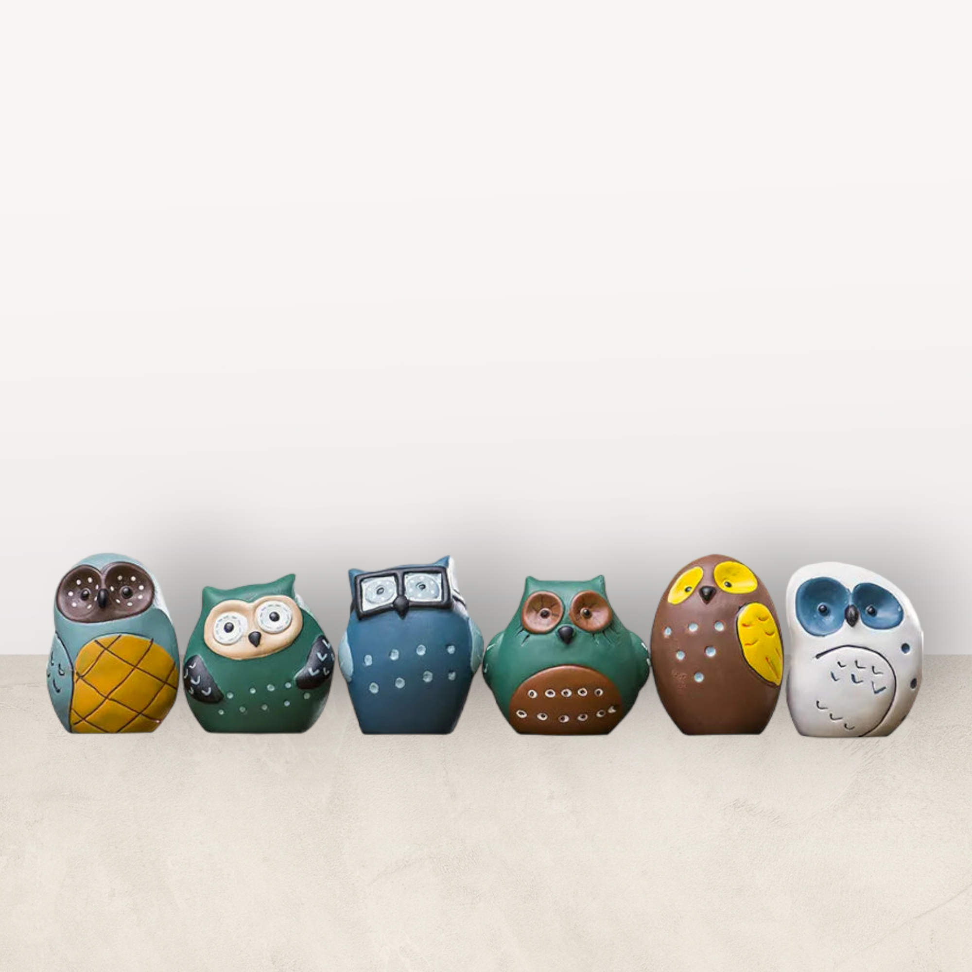 Decorative Ceramic Owl with Nordic Design Decorative Ceramic Owl with Nordic Design